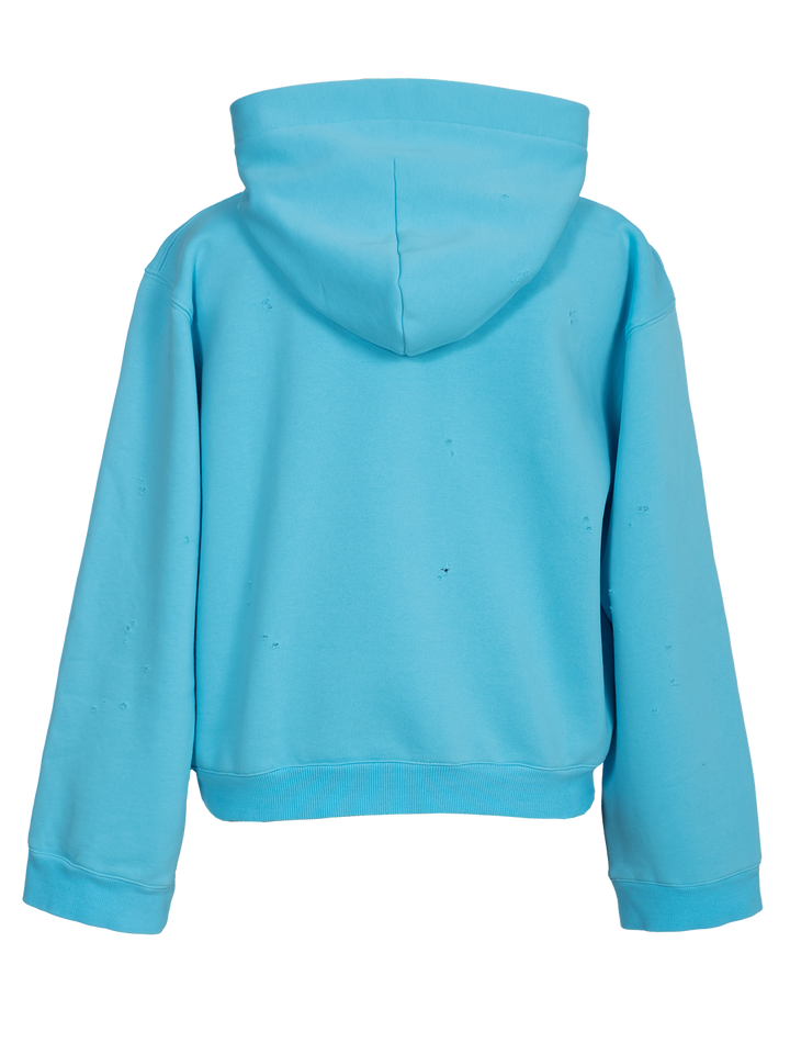 Natasha Zinko Distressed 'Happy Sunday' Hoodie