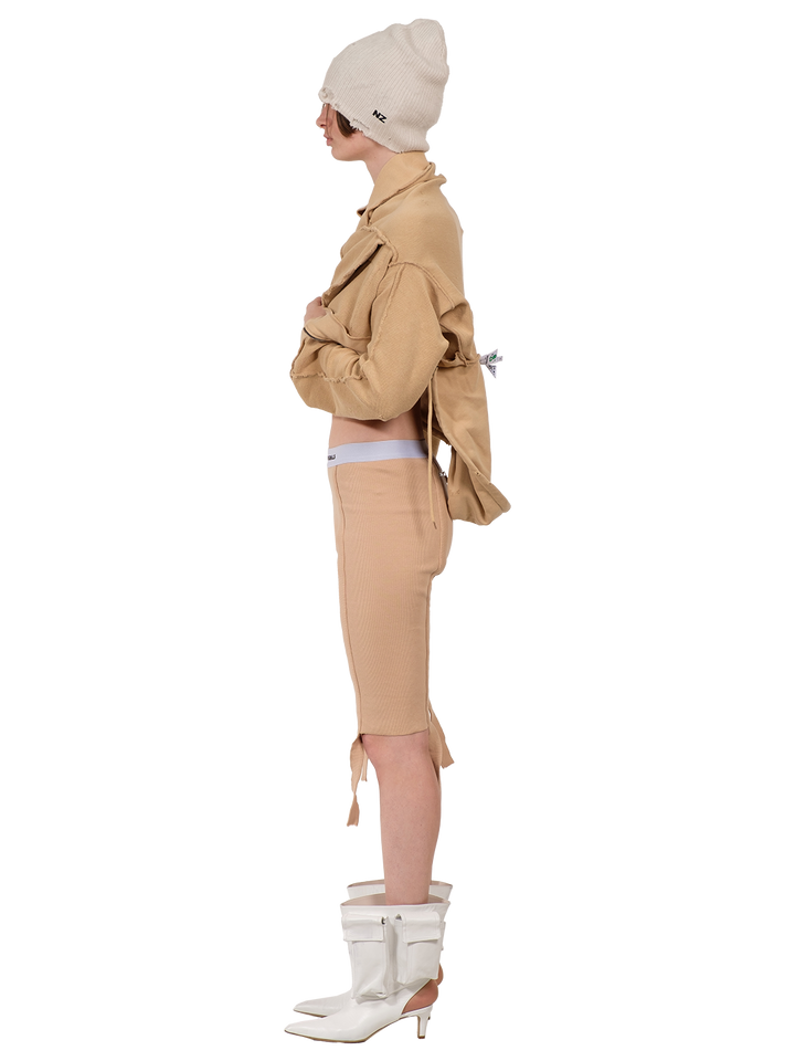 Natasha Zinko Distressed Knit Beanie