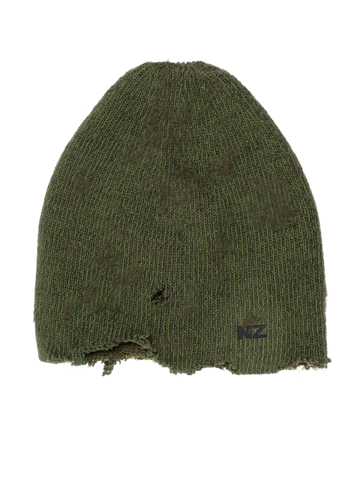 Natasha Zinko Distressed Knit Beanie