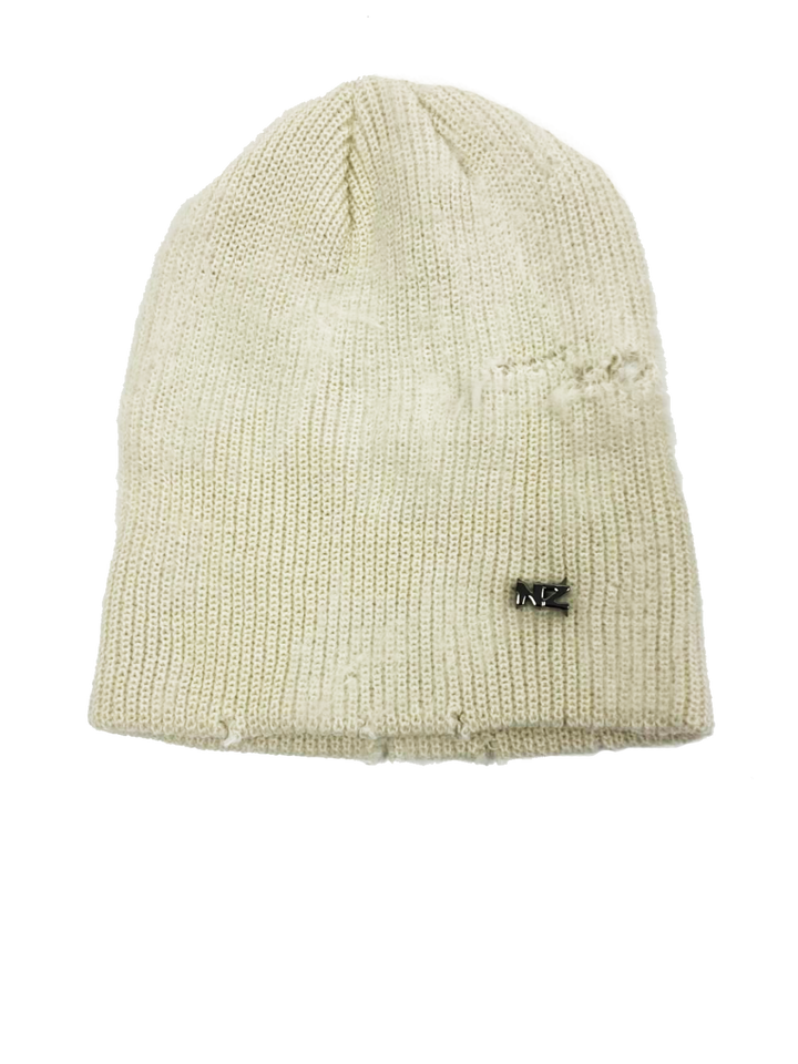 natasha zinko Distressed Knit Beanie