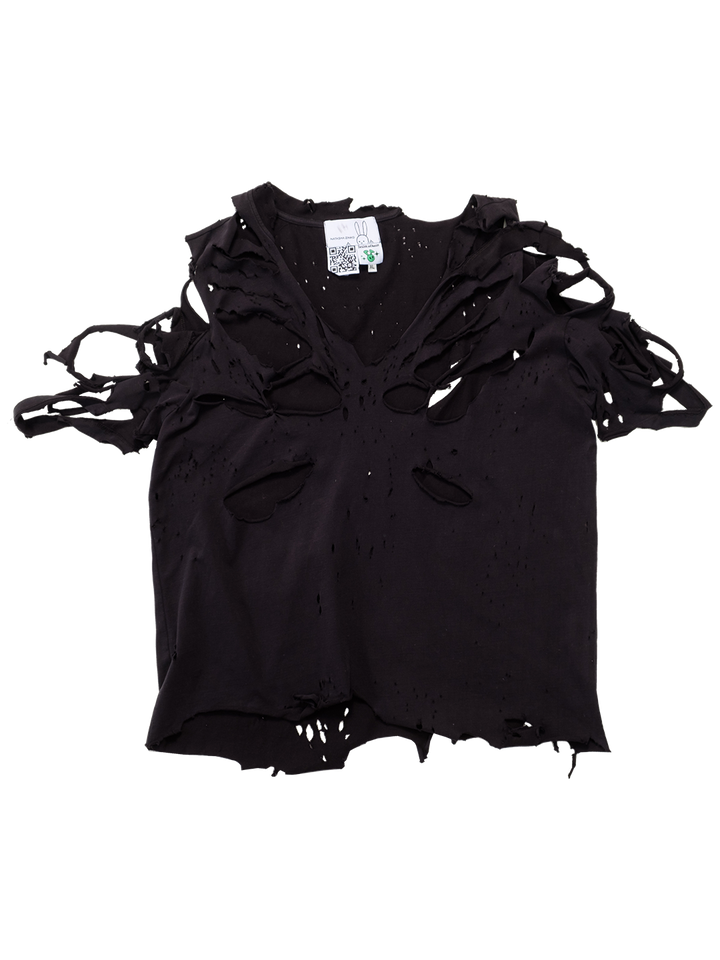 natasha zinko Distressed Monster T-shirt