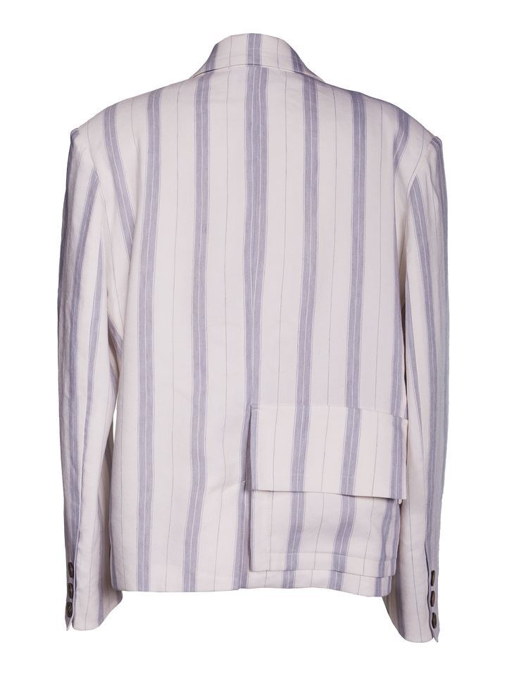 Natasha Zinko Double-breasted Striped Jacket