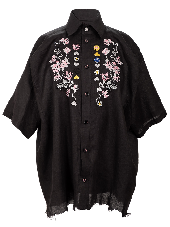 Natasha Zinko Embroidered Box Shirt