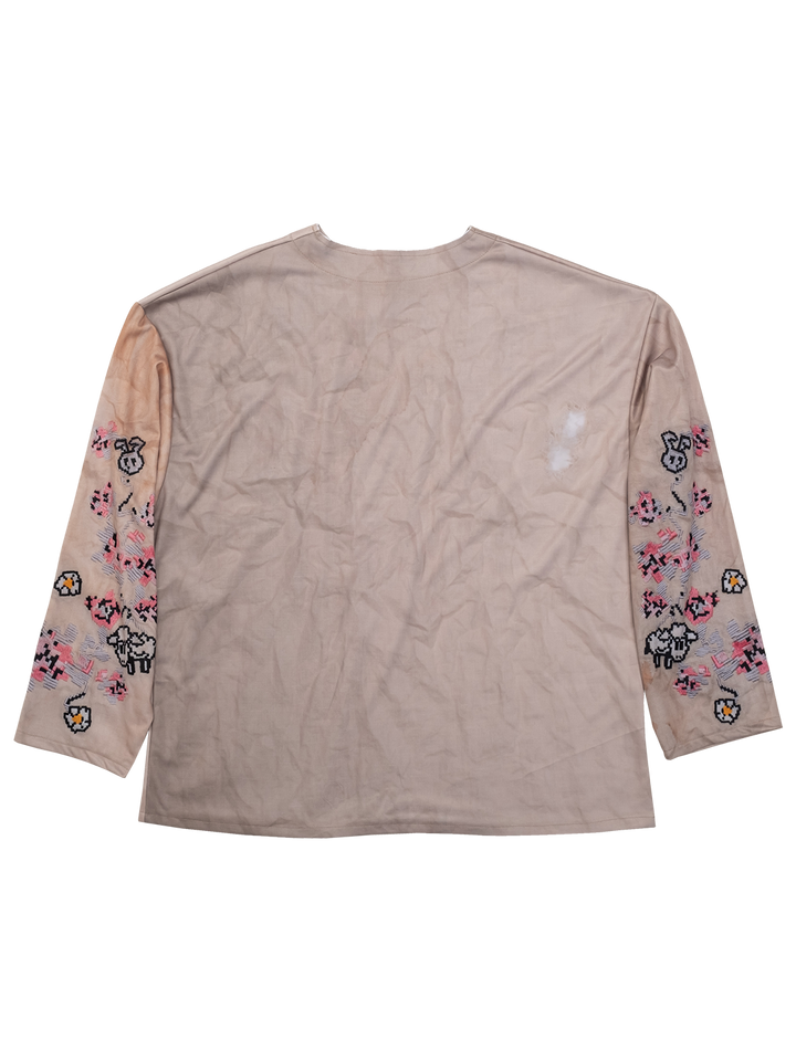 Natasha Zinko Embroidered Longsleeve Blouse