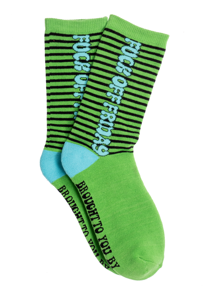 Natasha Zinko 'F*ck Off Friday' Socks /3 Pairs/
