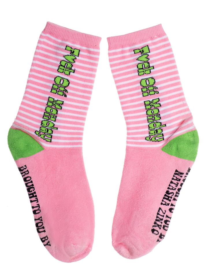 Natasha Zinko 'F*ck Off Monday' Socks /3 Pairs/