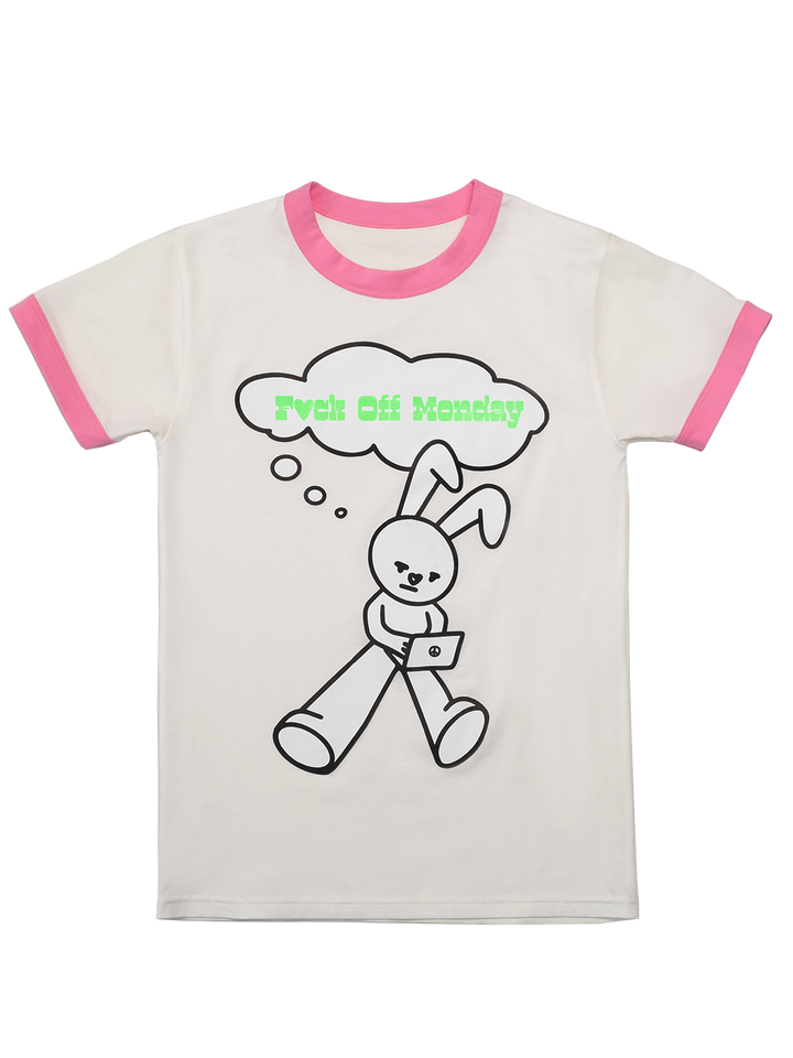 natasha zinko 'F*ck Off Monday' T-shirt