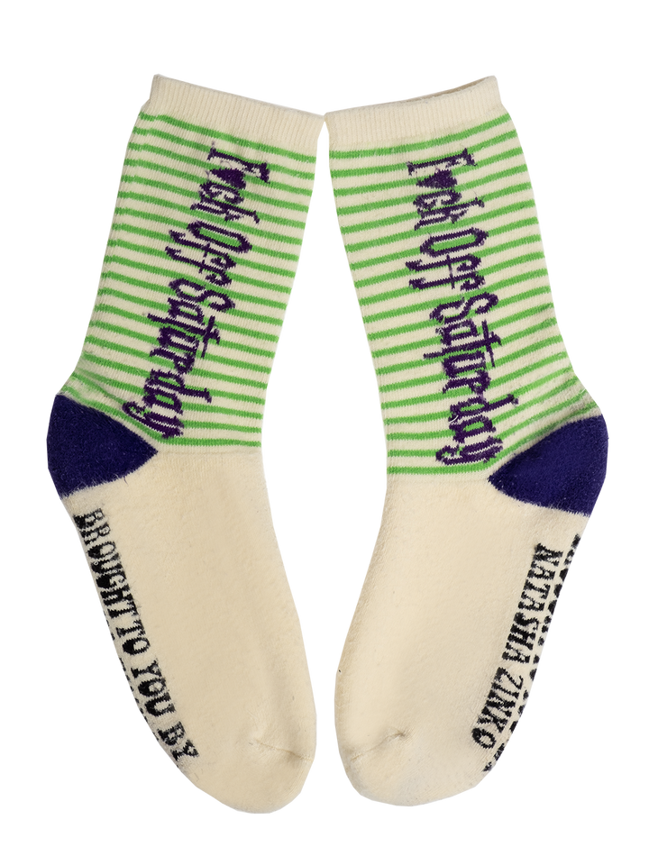 Natasha Zinko 'F*ck Off Saturday' Socks /3 Pairs/