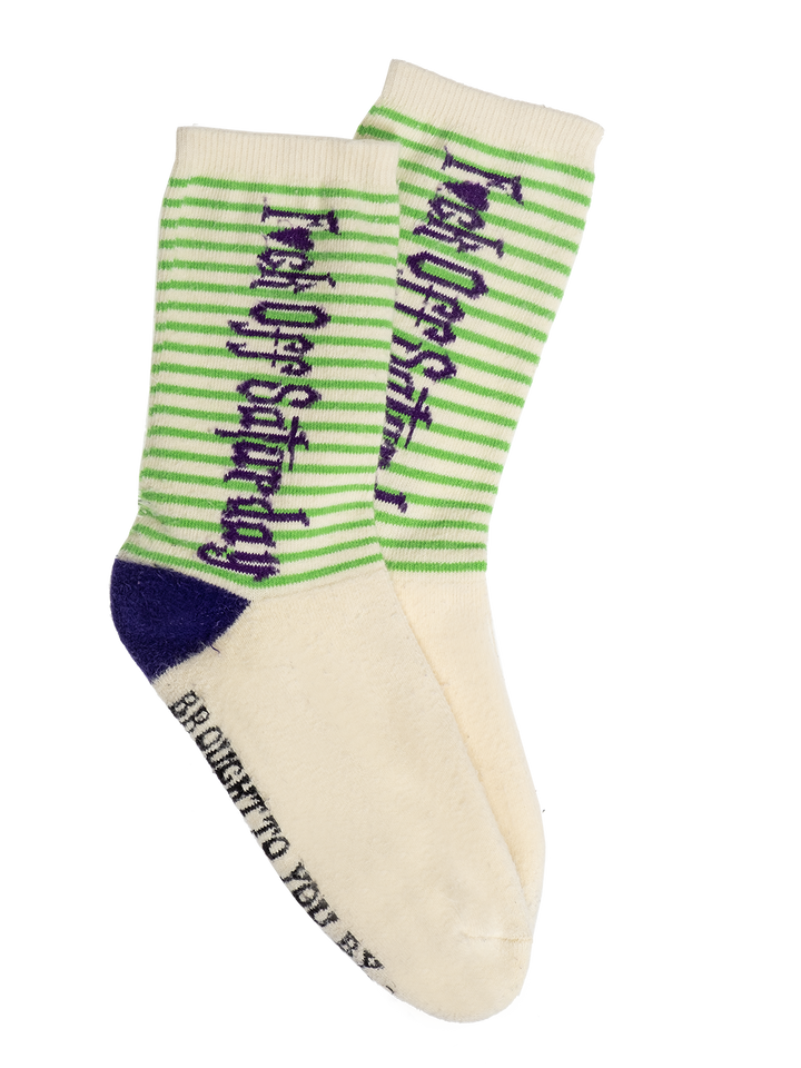 Natasha Zinko 'F*ck Off Saturday' Socks /3 Pairs/