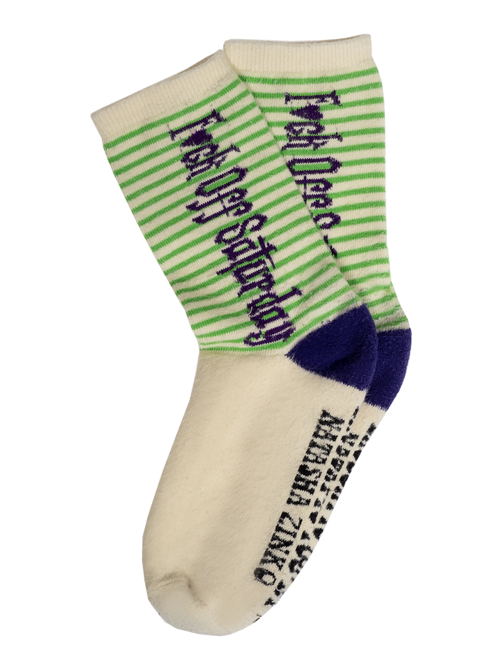 natasha zinko 'F*ck Off Saturday' Socks /3 Pairs/