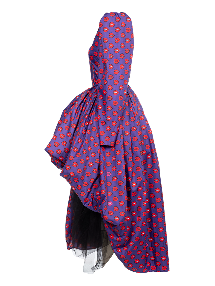 Natasha Zinko Fangs-print Puff Dress