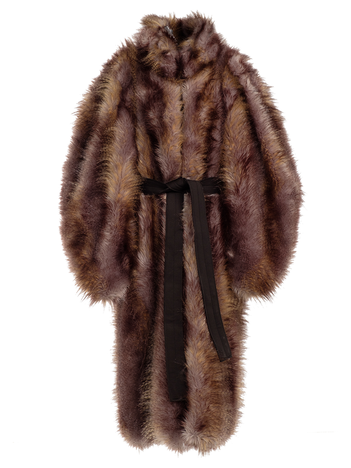 Natasha Zinko Faux Fur Coat