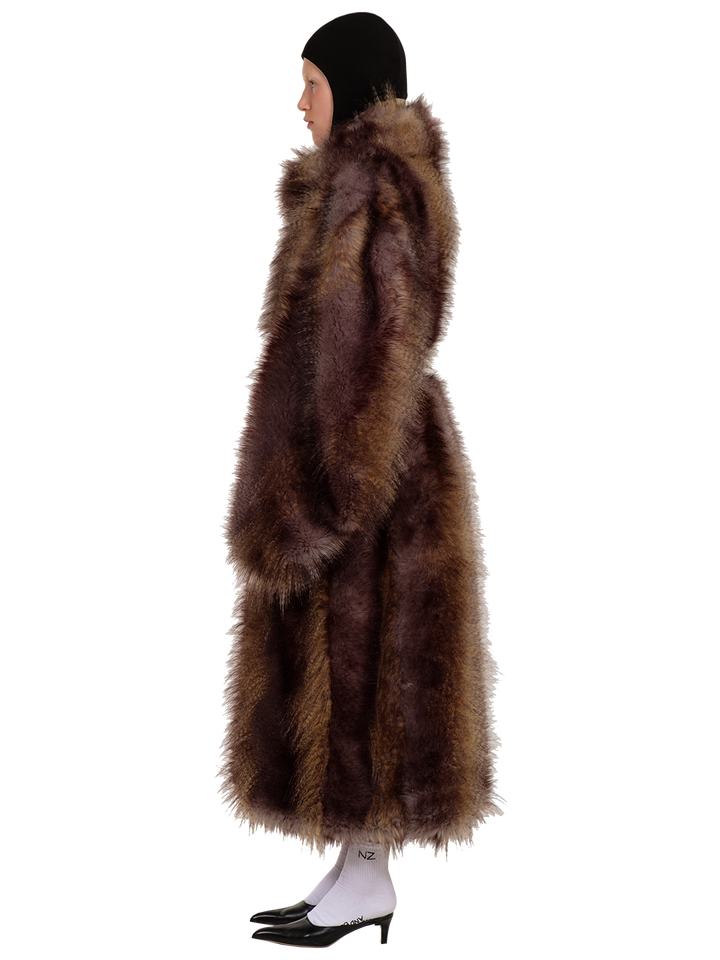 Natasha Zinko Faux Fur Coat