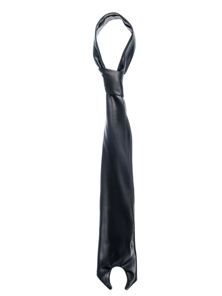 Natasha Zinko Faux Leather Tie