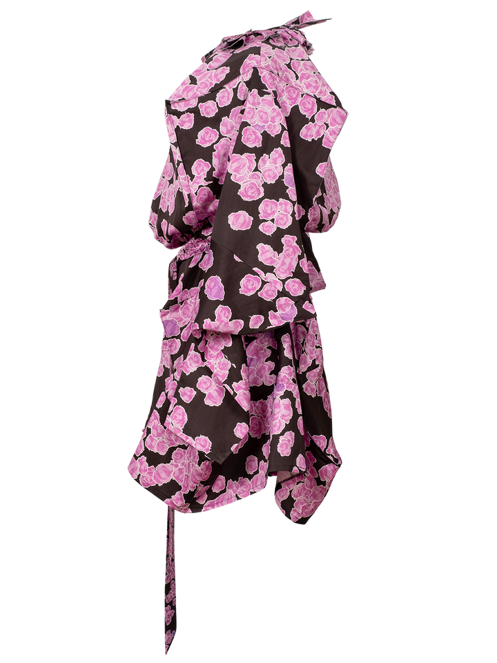 Natasha Zinko Floral-print Box Shirt Dress