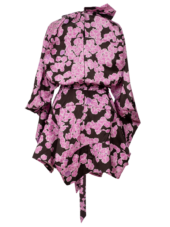 Natasha Zinko Floral-print Box Shirt Dress