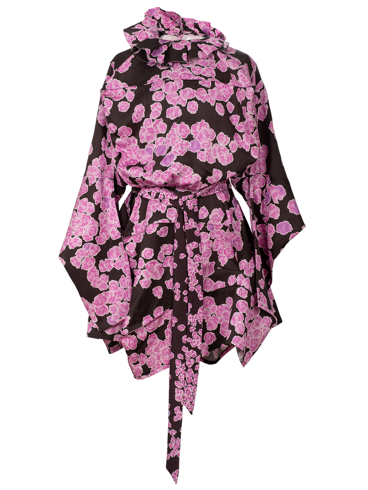 natasha zinko Floral-print Box Shirt Dress