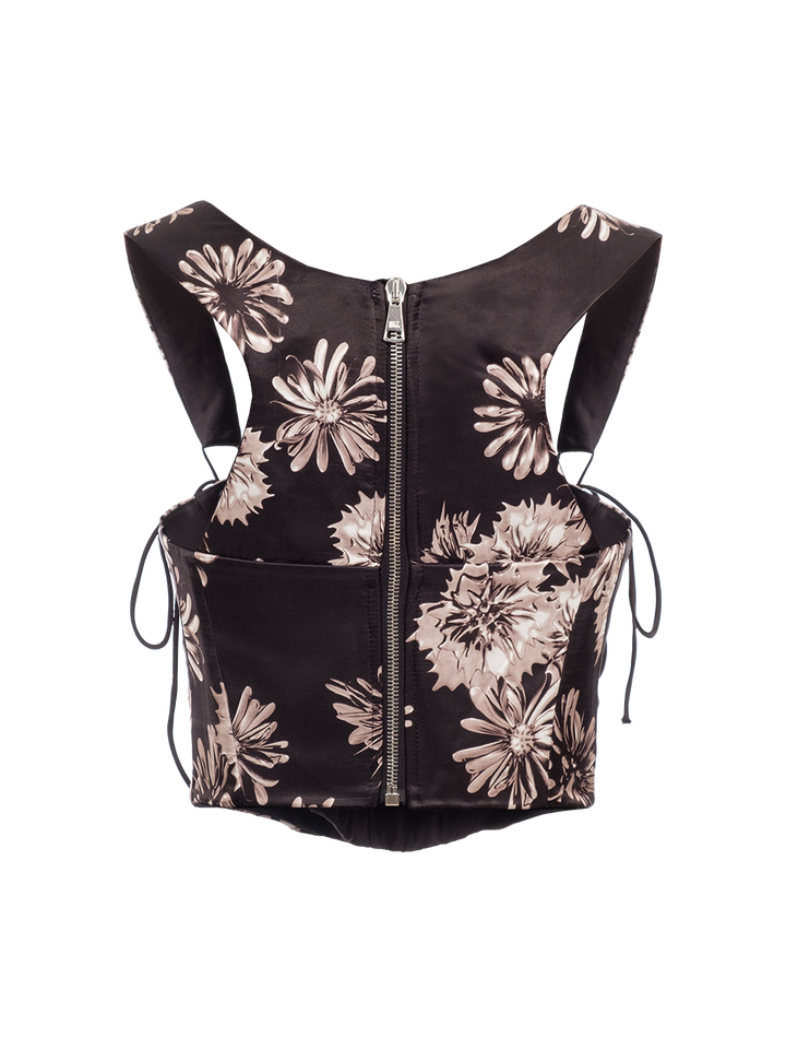 Natasha Zinko Floral Print Corset
