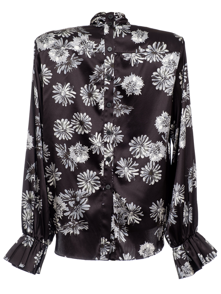 Natasha Zinko Floral Print Pussy Bow Blouse