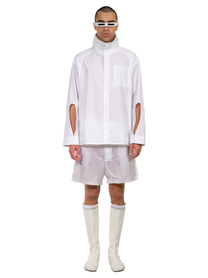 natasha zinko FUNNEL NECK SHIRT