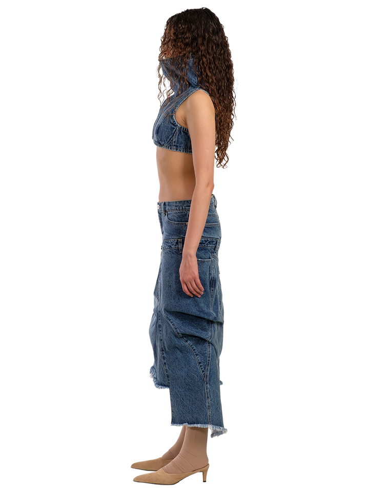 Natasha Zinko FUNNEL NECK TOP