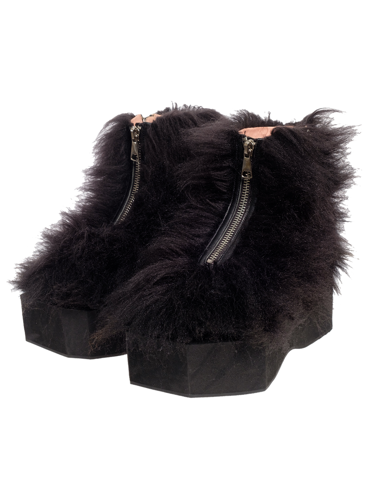 Natasha Zinko Furry Box Boots