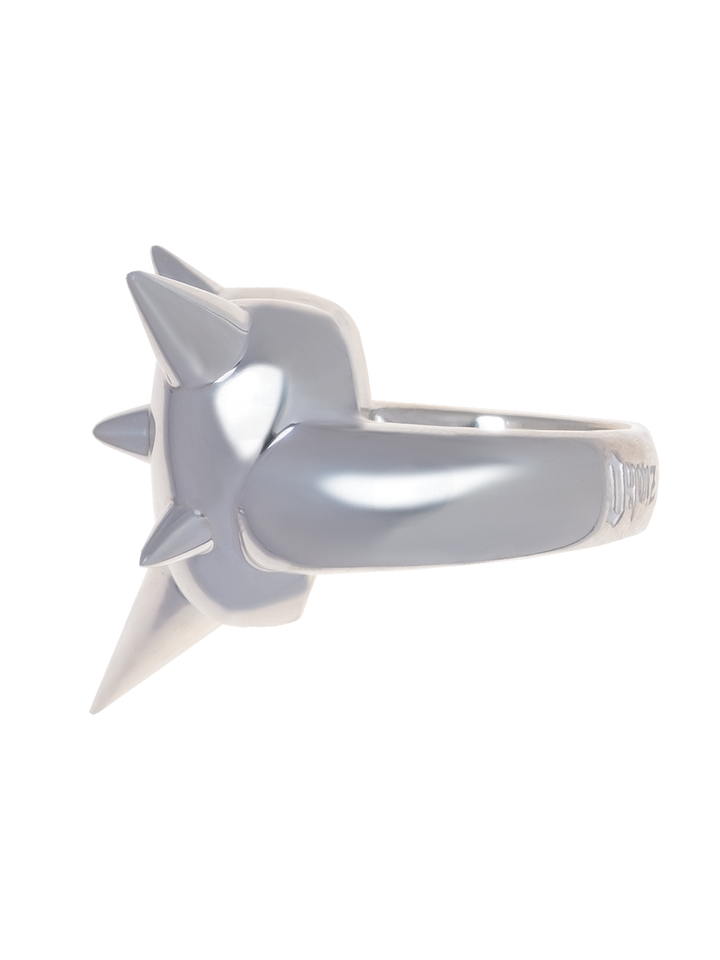 Natasha Zinko Giant Heart Spikes Small Ring