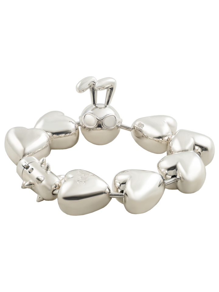 Natasha Zinko Giant Hearts Bracelet