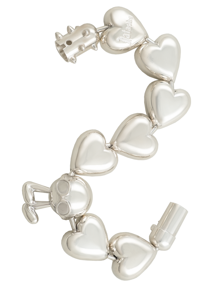 Natasha Zinko Giant Hearts Bracelet