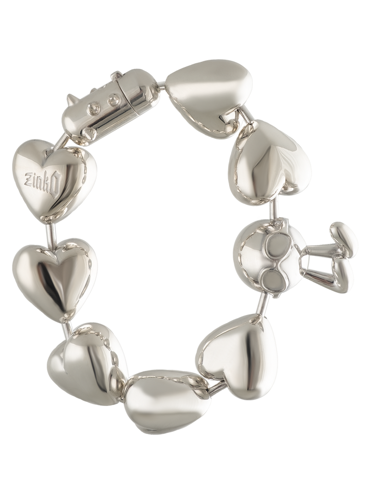natasha zinko Giant Hearts Bracelet