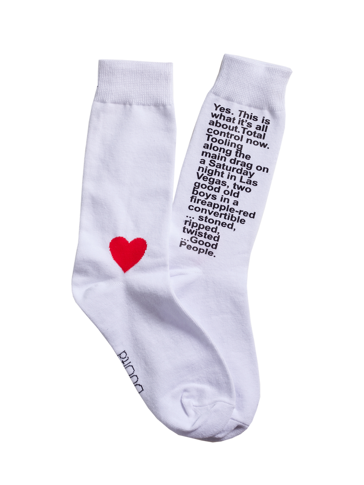 Natasha Zinko Graphic-heart-print Socks /3 Pairs/