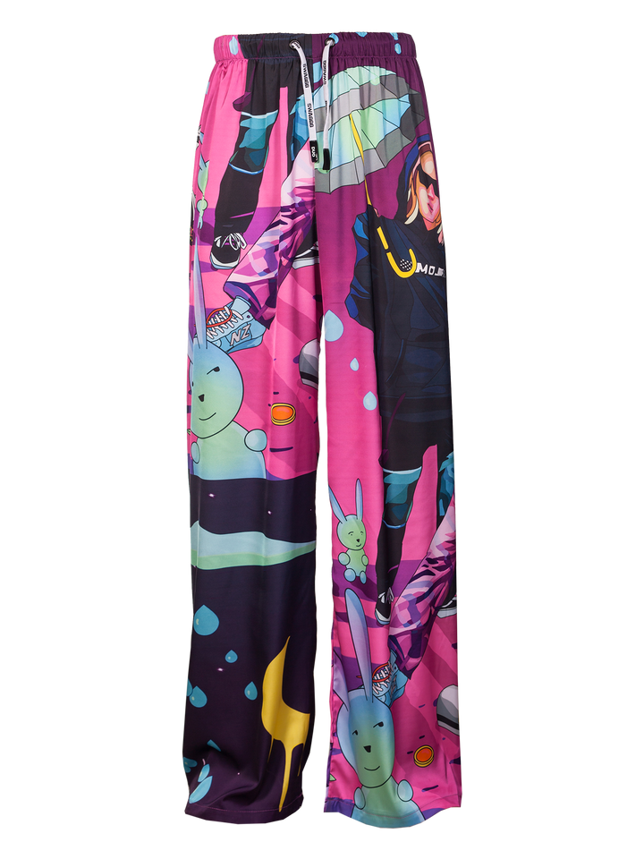 natasha zinko Graphic Print Drawstring Trousers
