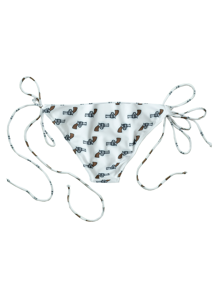 Natasha Zinko Guns-print Bikini Swimsuit