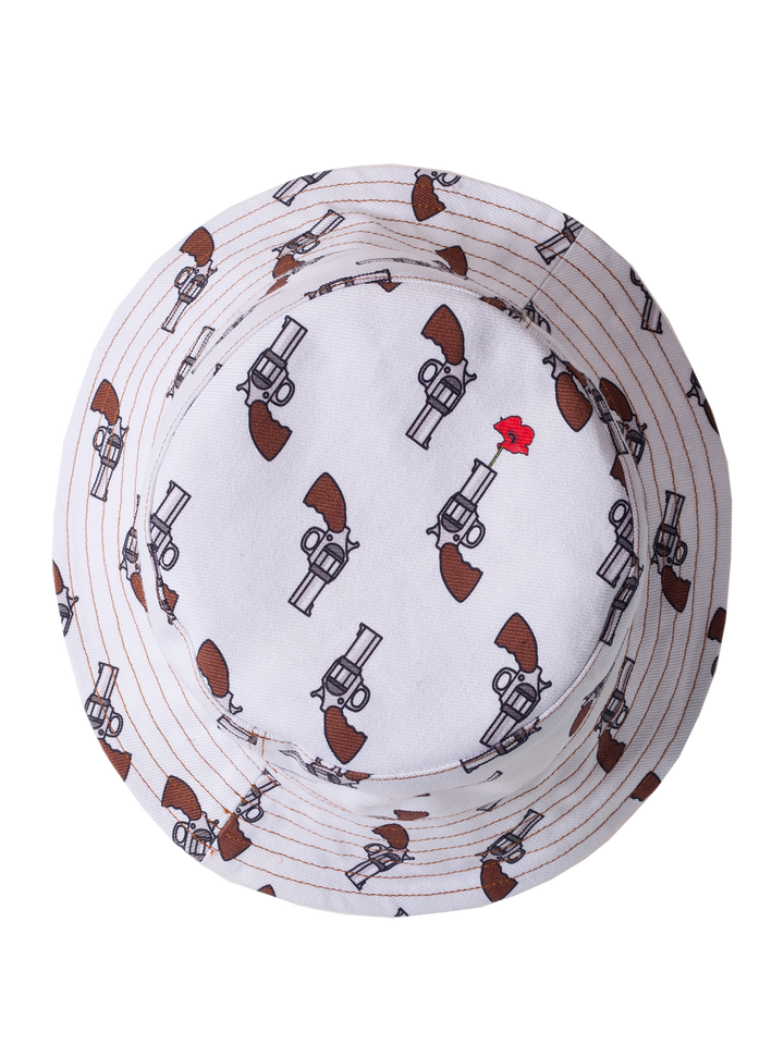 natasha zinko Guns-print Bucket Hat