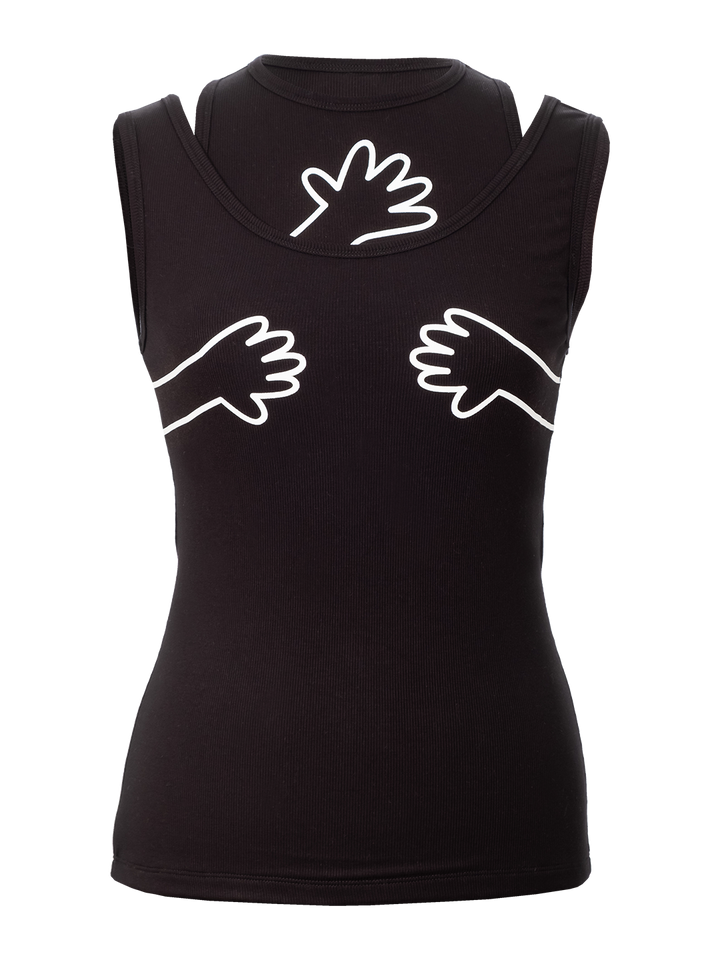 Natasha Zinko Hands Tank Top