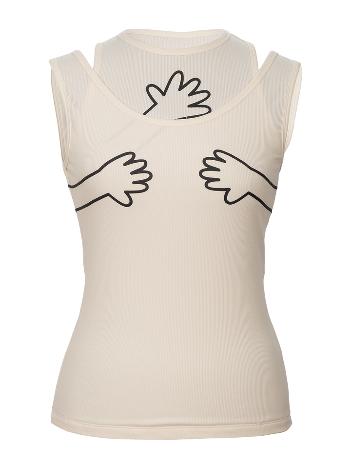 natasha zinko Hands Tank Top