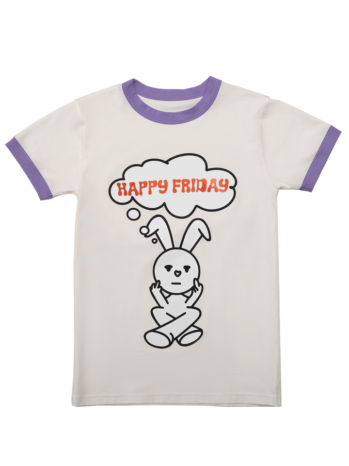 Natasha Zinko 'Happy Friday' T-shirt