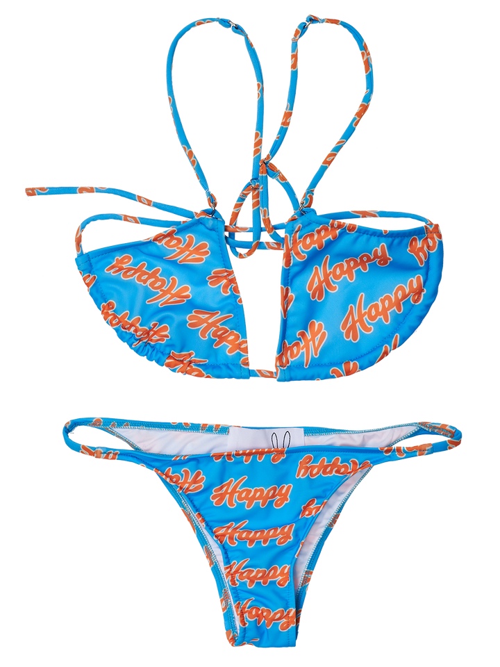 natasha zinko Happy Print Bikini