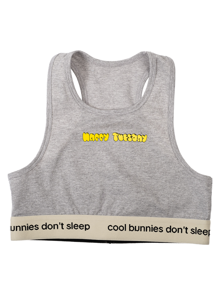 natasha zinko 'Happy Tuesday' Cropped Sport Top