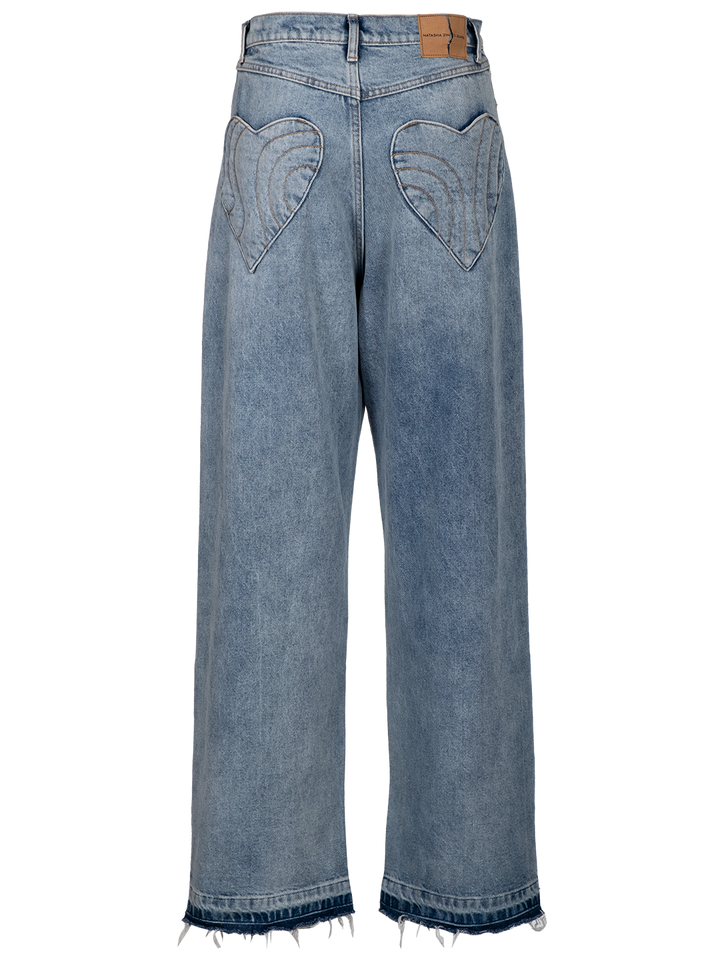 Natasha Zinko Heart Pocket Jeans