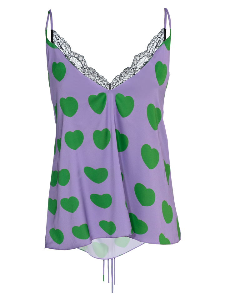 natasha zinko Hearts Camisole Top