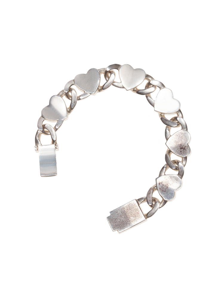 Natasha Zinko Hearts Curb-chain Bracelet