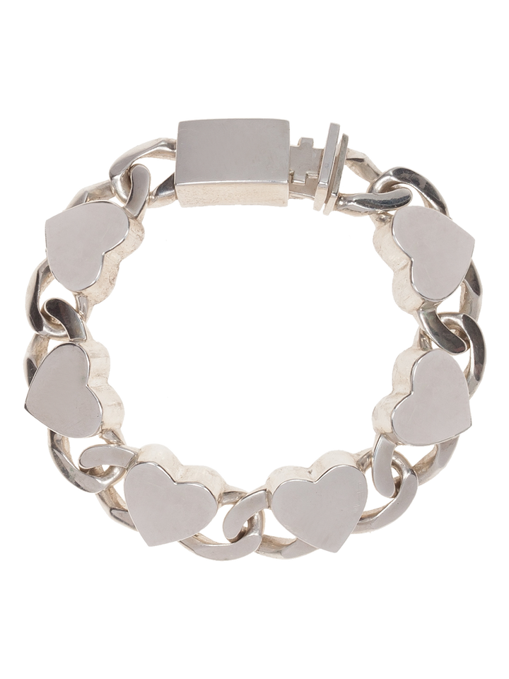 natasha zinko Hearts Curb-chain Bracelet