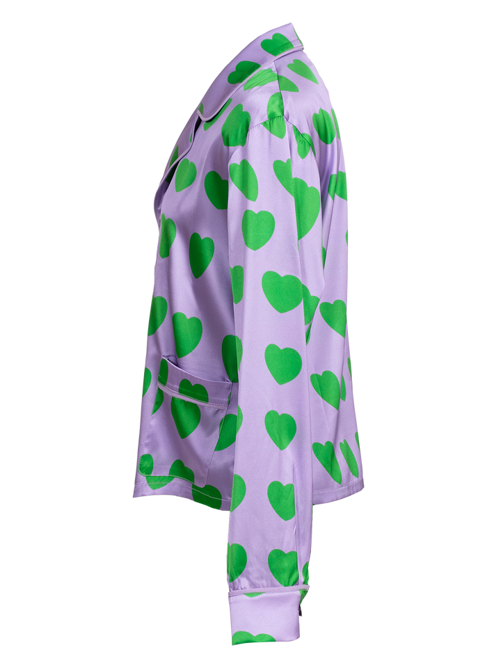 Natasha Zinko Hearts Pyjama Top