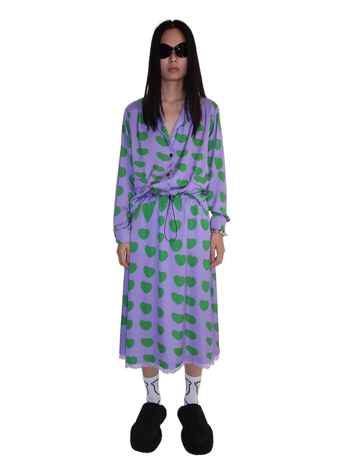 Natasha Zinko Hearts Pyjama Top