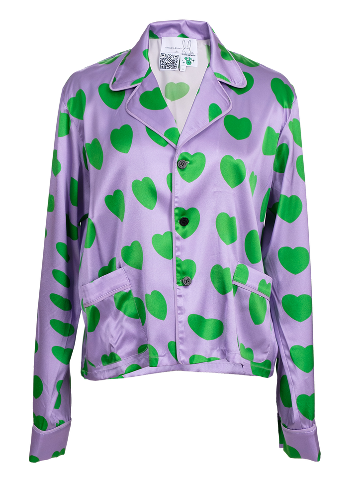 natasha zinko Hearts Pyjama Top