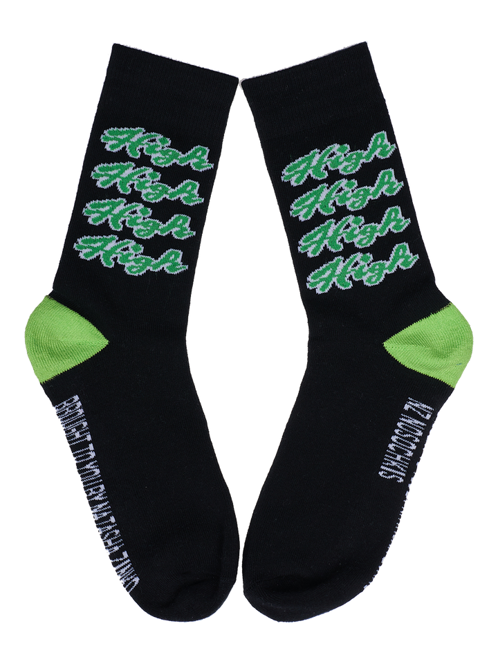 Natasha Zinko High Black Socks /3 Pairs/