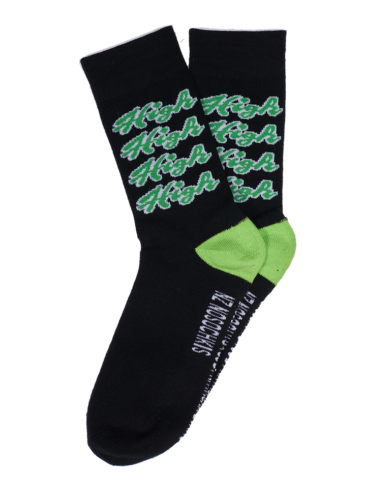 Natasha Zinko High Black Socks /3 Pairs/