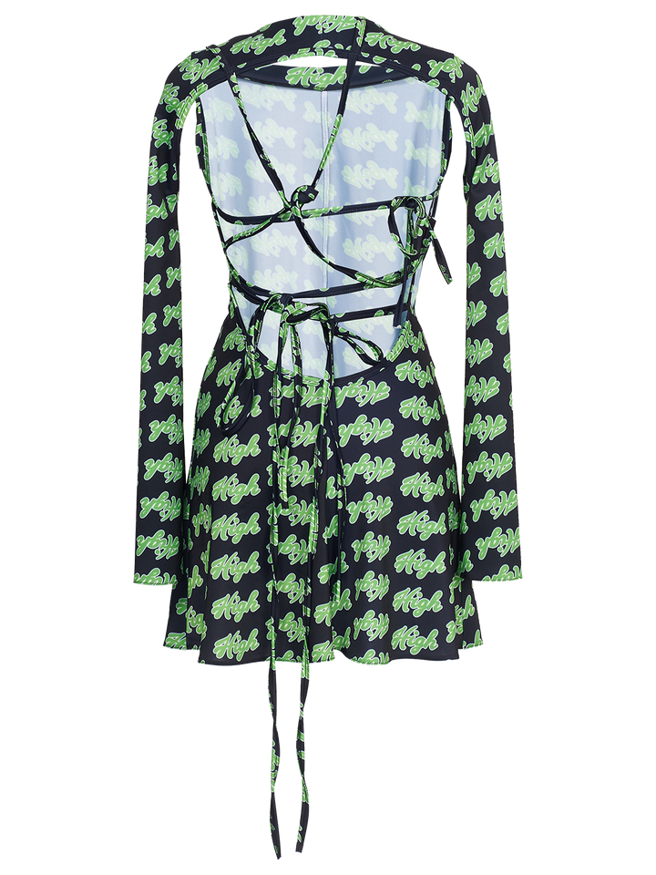 Natasha Zinko High Open Back Dress