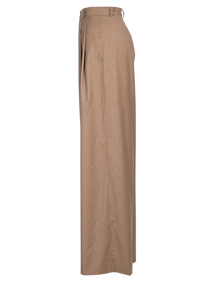 Natasha Zinko High-waisted Wide-leg Wool Trousers